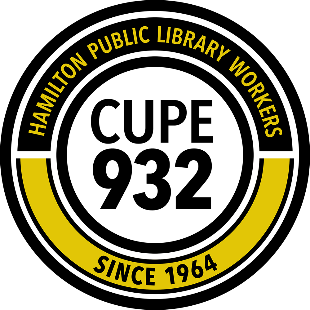 Proudly representing the workers of the Hamilton Public Library, Hamilton, ON